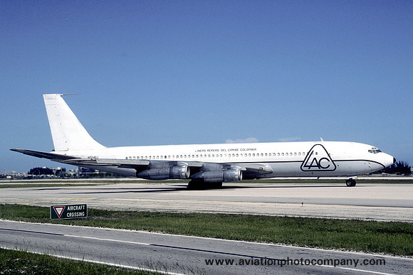 LAC Lineas Aereas Del Caribe Colombia Boeing 707-311C N524SJ (1986)