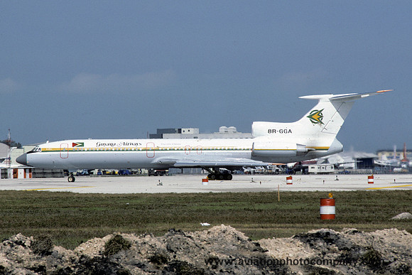 Guyana Airways Tupolev Tu-154M 8R-GGA at Miami IAP (1986)