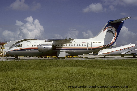 British Caribbean Airways BAe 146-100 N246SS (1986)