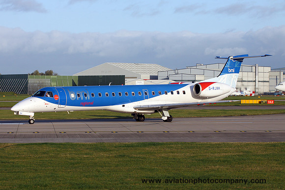 BMI Regional Embraer ERJ-145EP G-RJXH at Manchester (2017)
