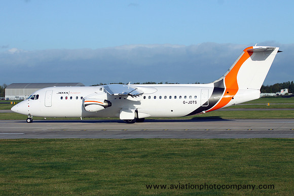 Jota Aviation BAe 146 RJ-100 G-JOTS at Manchester (2017)