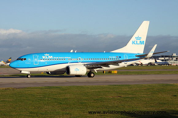 KLM Boeing 737-7K2 PH-BGI at Manchester (2017)