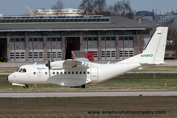 Prescott Support Company CASA CN.235-300 N768KD at Stuttgart (2017)