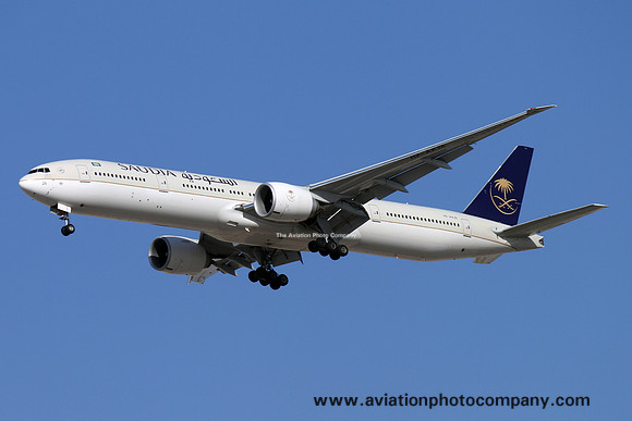 Saudi Arabian Airlines Boeing 777-300ER HZ-AK26 at Dubai (2016)
