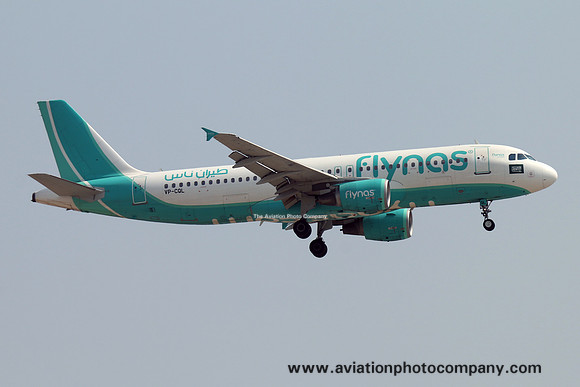 Flynas Airbus A320-200 VP-CQL at Dubai (2016)