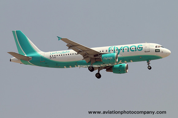 Flynas Airbus A320-200 VP-CXZ at Dubai (2016)