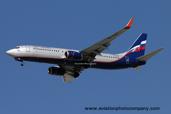 Aeroflot Boeing 737-800 VQ-BVP at Dubai (2016)