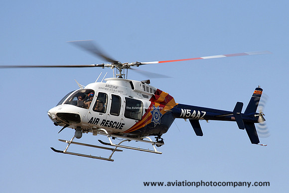 Arizona Department of Public Safety Bell 407 N54AZ at Tucson (2017)