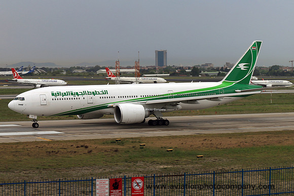 Iraqi Airways Boeing 777-200LR YI-AQZ at Istanbul (2017)