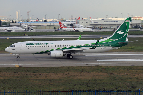 Iraqi Airways Boeing 737-800 YI-ASI at Istanbul (2017)