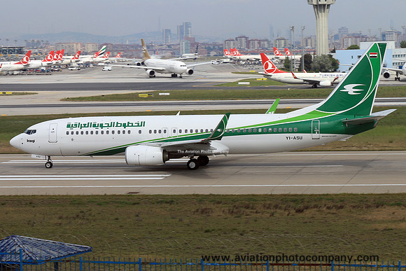 Iraqi Airways Boeing 737-800 YI-ASU at Istanbul (2017)