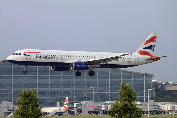 British Airways Airbus A321-200 G-MEDU at London Heathrow (2017)