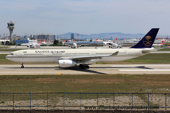Saudia Saudi Arabia Airlines Airbus A330-300 HZ-AQ16 at Istanbul (2017)