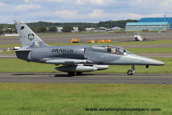 Draken International Aero L-159A Alca N262EM at Prestwick (2017)