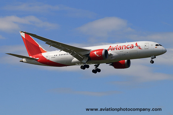 Avianca Boeing 787-8 N780AV at London Heathrow (2017)