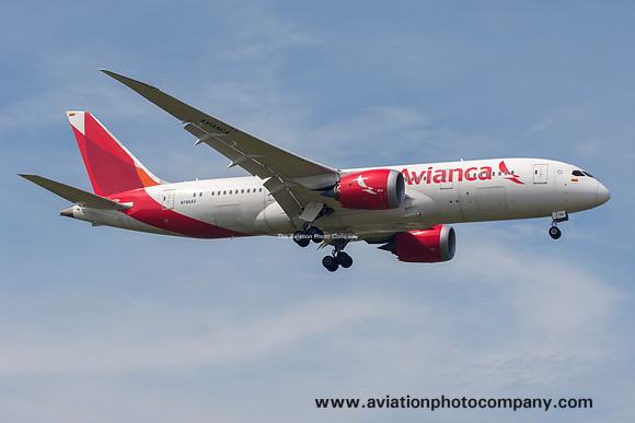 Avianca Boeing 787-8 N786AV at London Heathrow (2017)