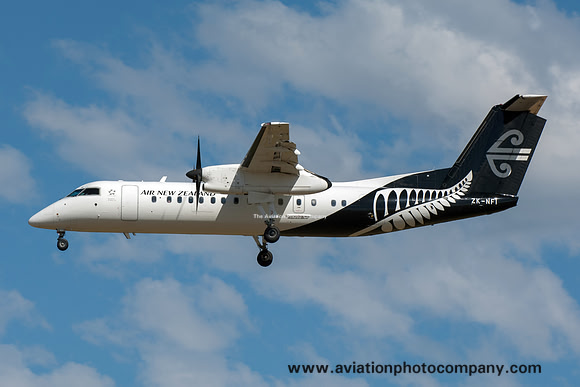 Air New Zealand Link/Air Nelson DHC-8-300 ZK-NFI at Christchurch (2017)