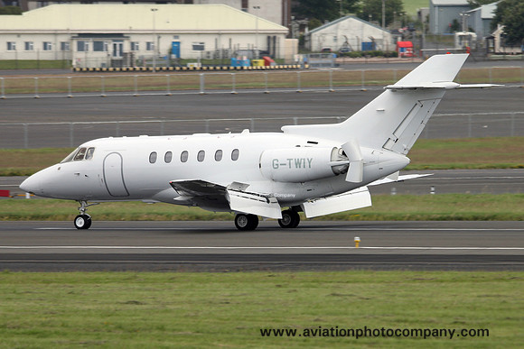 Saxonair Charter Hawker 750 G-TWIY at Prestwick (2016)