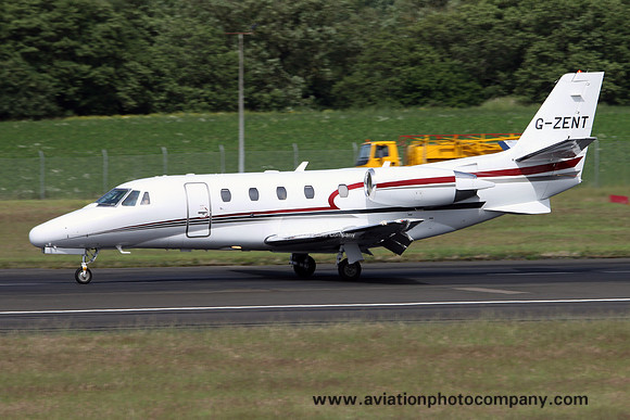 Zenith Aviation Cessna 560XLS Citation Excel G-ZENT at Prestwick (2016)