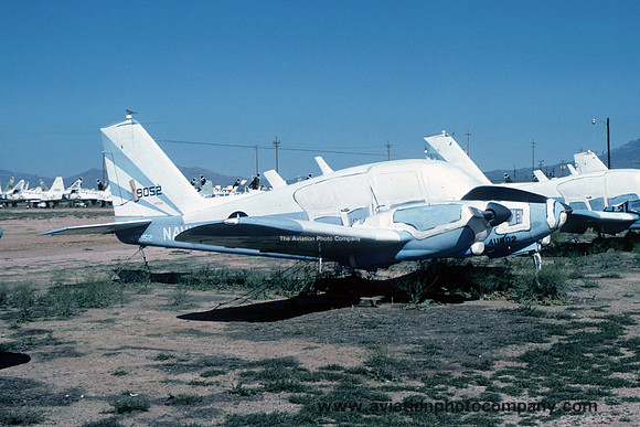US Navy Piper U-11A Aztec 149052 stored at MASDC Davis Monthan (1980)