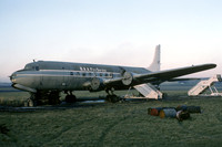 BAA Fire Service Douglas DC-6B TF-AAD at Prestwick (1978)