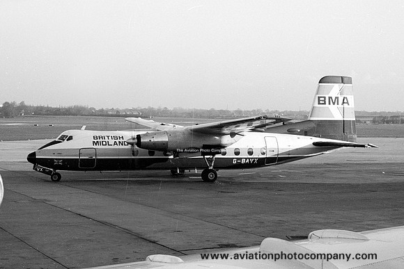 British Midland Handley Page Herald G-BAVX (1976)
