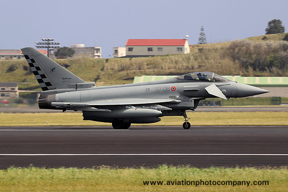 Italian Air Force 37 Stormo Eurofighter F-2000A MM7347/37-08 at Lajes (2024)