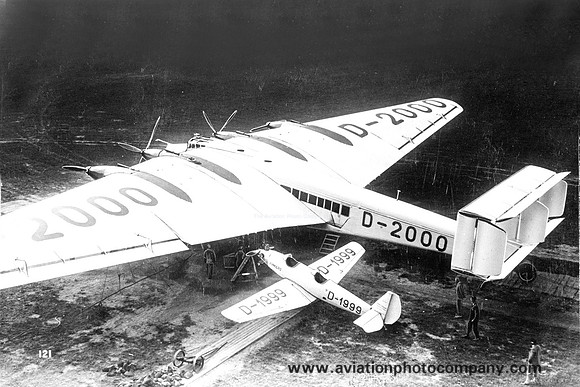 Lufthansa Junkers A-50 D-1999 and Junkers G-38A D-2000