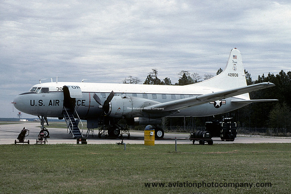USAF Florida ANG 159 FIS Convair C-131D Samaritan 54-2808 (1980)