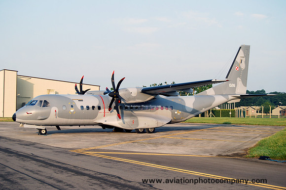 Polish Air Force 13 ELTr CASA C-295M 026 at RIAT Fairford (2014)