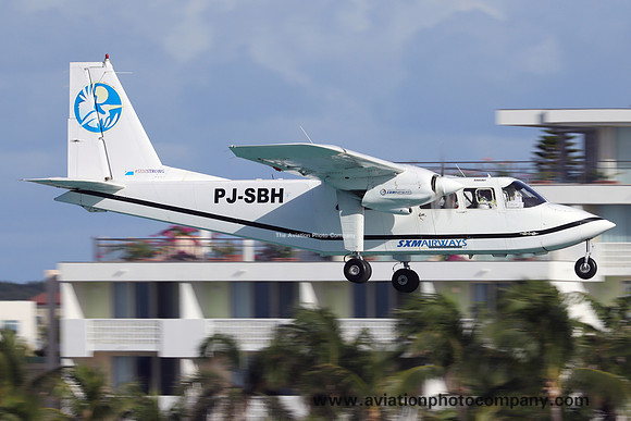 SXM Airways Britten-Norman BN-2B-20 Islander PJ-SBH at Princess Juliana International Airport (2024)