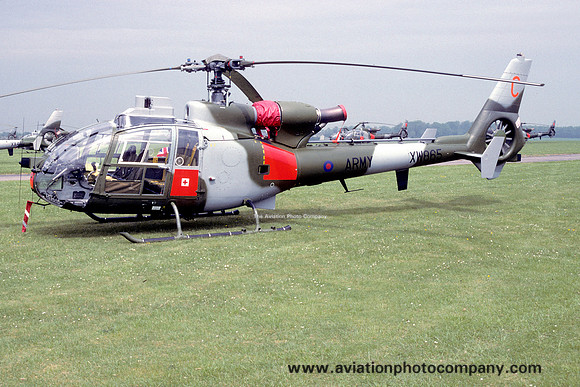 AAC 670 Squadron Westland Gazelle AH.1 XW865 at Middle Wallop (1994)