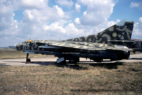 Romanian Air Force Mikoyan MiG-23MF 222 stored at Timisoara (2003)