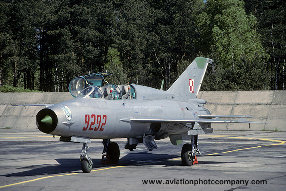 Polish Air Force 10 ELT Mikoyan MiG-21U 9292 (2000)