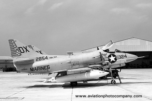 US Marines VMA-324 Douglas A-4B Skyhawk 142854/DX-24