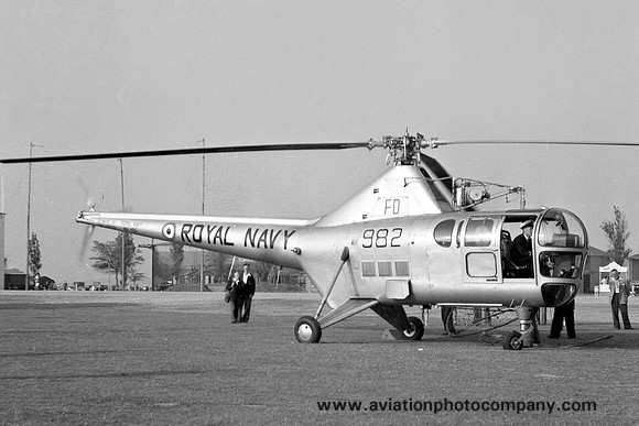 Royal Navy Ford Station Flight Westland Dragonfly HR.3 WP395/FD982