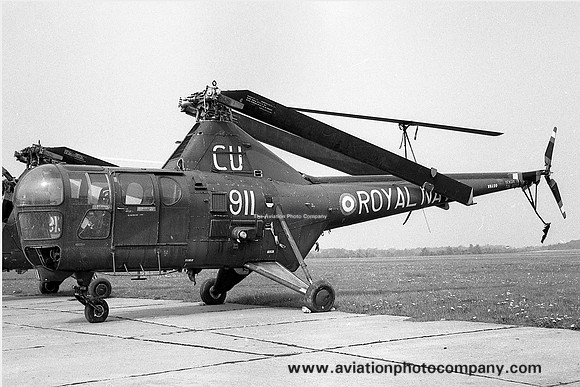 Royal Navy Westland Dragonfly HR.3 WN499 stored at Blackbushe (1965)