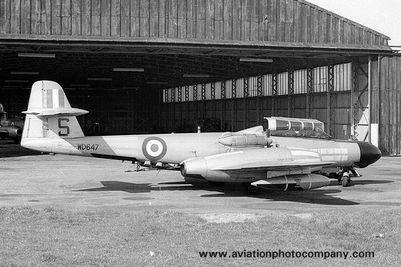RAF 3/4 CAACU Gloster Meteor TT.20 WD647/S