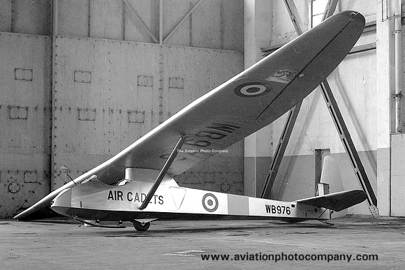 RAF Air Cadets 643 Gliding School Slingsby Sedburgh TX.1 WB976 (1969)