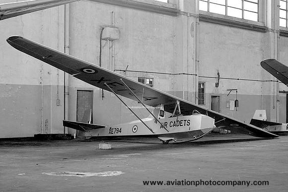 RAF Air Cadets 643 Gliding School Slingsby Cadet TX.3 XE794 (1969)