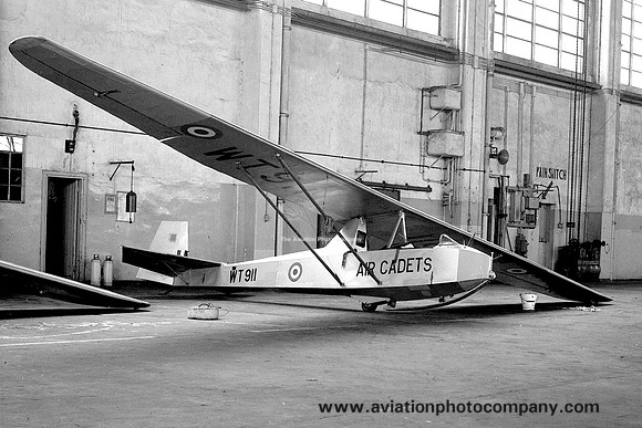 RAF Air Cadets 643 Gliding School Slingsby Cadet TX.3 WT911 (1969)