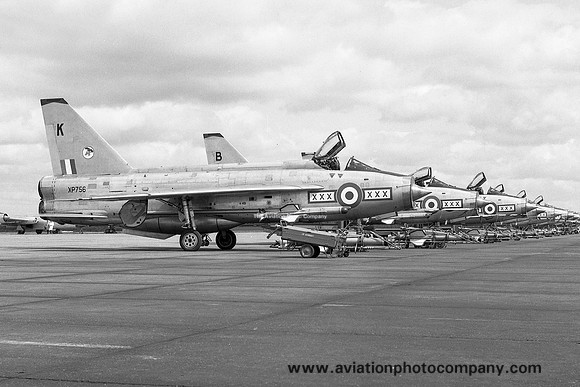 RAF 29 Squadron English Electric Lightning F.3 XP756/K (1968)
