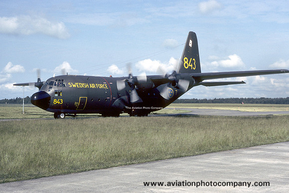Swedish Air Force F7 Lockheed C-130E Hercules 84003/843 (1984)