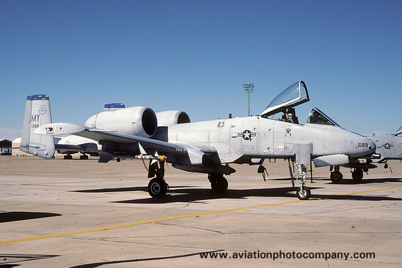 USAF 347th Fighter Wing 79th Fighter Squadron Fairchild A-10A thunderbolt 78-0689/MY (1999)