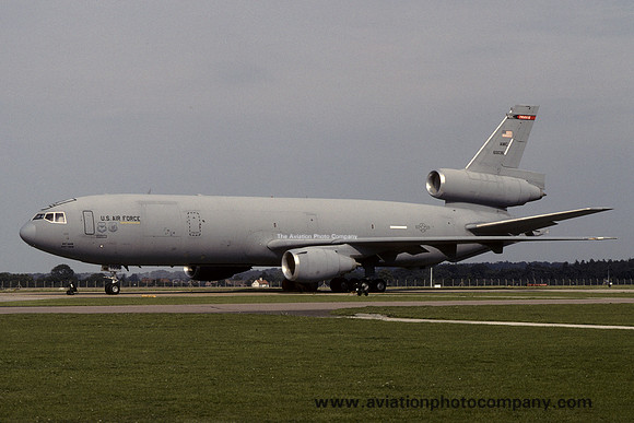USAF 60th Air Mobility Wing McDonnell Douglas KC-10A Extender 86-0036 at RAF Mildenhall (1996)