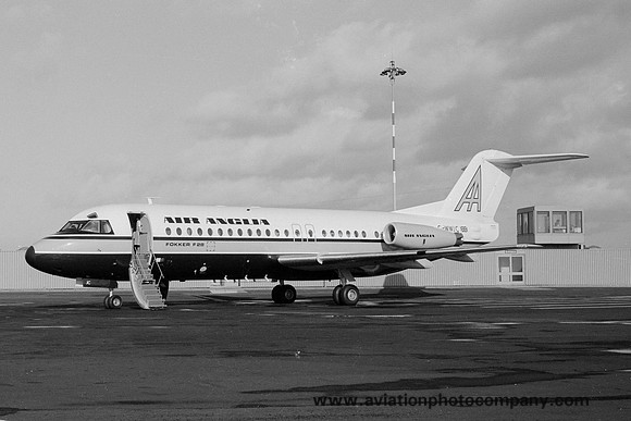 Air Anglia Fokker F-28-4000 Fellowship G-WWJC (1979)