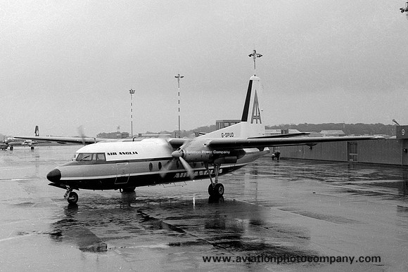 Air Anglia Fokker F-72-100 Friendship G-SPUD (1980)