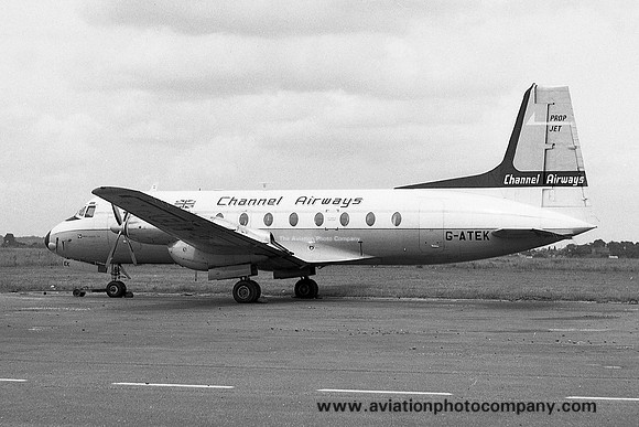 Channel Airways Hawker Siddeley HS.748 G-ATEK (1966)