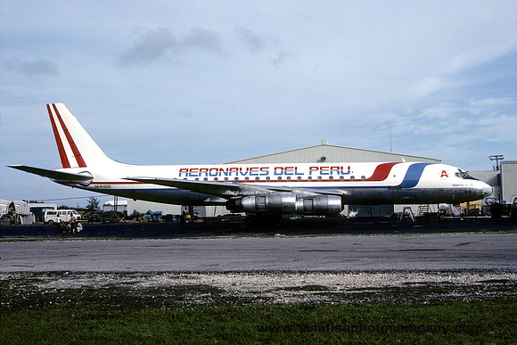 Aeronaves del Peru Douglas DC-8-55 OB-R-1200 (1981)