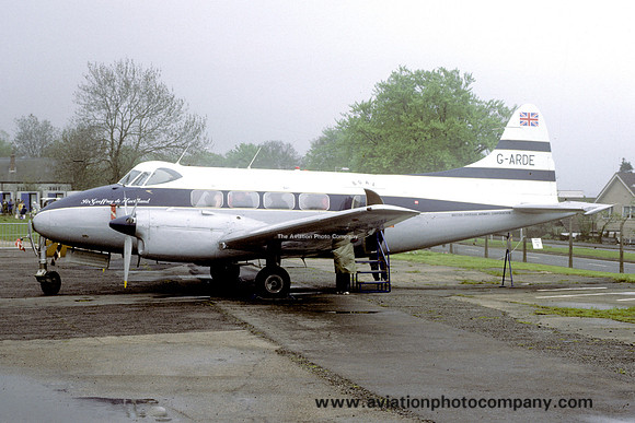 De Havilland Dove 8 G-ARDE (1986)